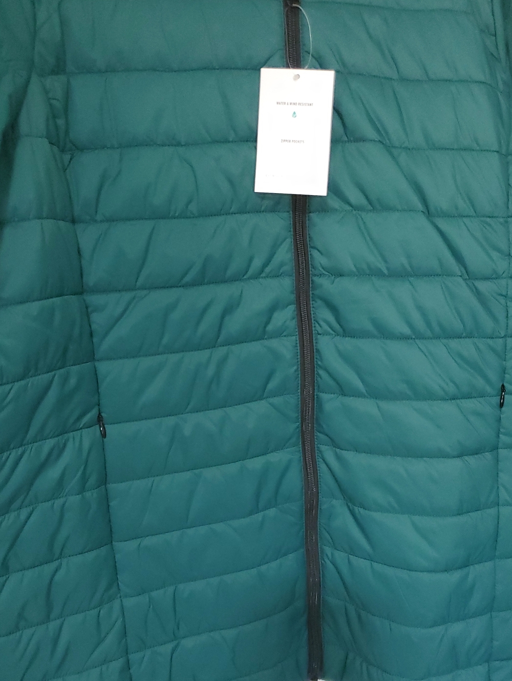 Green Quilted Hooded Puffer Jacket - Picture 2 of 8
